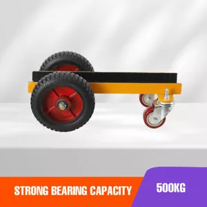 Vollgummi Universal Rad Troll Werkzeug Marmor Material Handling Schiebeplatte Wagen - Bild 1 von 14