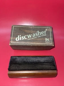 Limpiador de discos D4 Record Care 1980 vintage hecho en EE. UU. DE COLECCIÓN con caja - Imagen 1 de 5