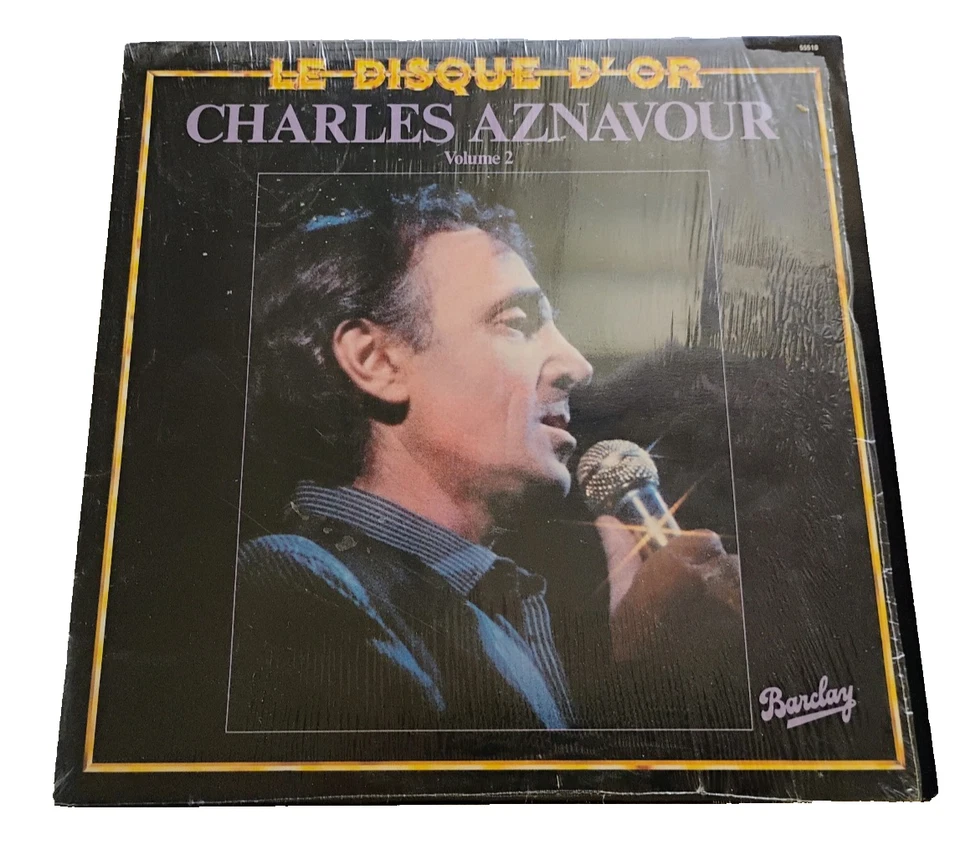 CHARLES AZNAVOUR - Le Disque D'or Volume 2 - BARCLAY ST LP 1980 - Image 1 of 1