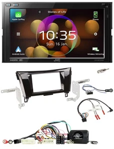 JVC DAB Lenkrad 2DIN Bluetooth USB Autoradio für Nissan Qashqai X-Trail 2014-201 - Bild 1 von 12