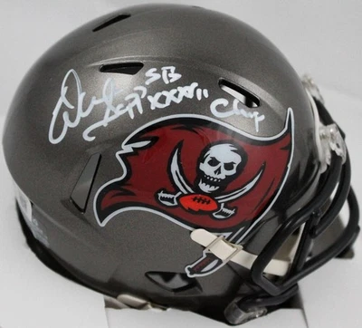 Warren Sapp Signed Buccaneers 97-13 Speed Mini Helmet w/SB Champs-Beckett W Holo - Image 1 of 3