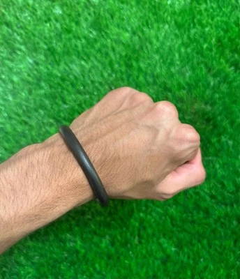 Sikh Sarbloh Kara reines Eisen schwarz Armreif Singh Kaur Armband Khalsa O13G NEU - Bild 1 von 4