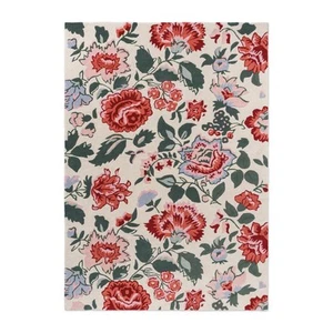 Laura Ashley Wendling Floral Rug - Poppy Red - 200 x 140cm - Picture 1 of 6