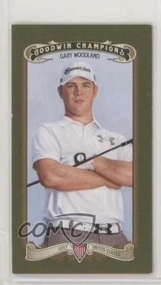 2012 Goodwin Champions Minis Green Lady Luck Back Gary Woodland #2 Rookie RC - Image 1 of 2