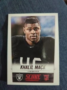 Khalil Mack Rookie 2014 Score #393 Oakland Raiders Bears Chargers Football NFL $ - Picture 1 of 2
