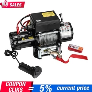 12V 12000LBS Electric Winch Wirerope Rope Truck For Jeep 12000LB Trailer 4WD KY - Bild 1 von 12