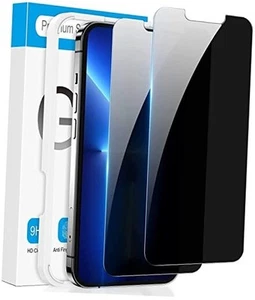  for iPhone 16e/14/13/ 13 Pro Privacy iPhone 13/ 13Pro/ 14 - 6.1 inch Black - Afbeelding 1 van 7
