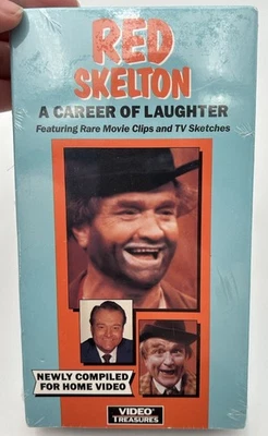 Red Skelton: A Career Of Laughter (VHS 1992) Comedy Video Treasures VTG NEW - Image 1 of 3