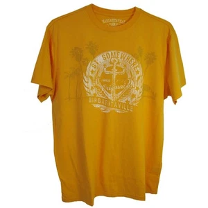 Camiseta manga corta Margaritaville para hombre 'emblema', Sunkiss, M - Imagen 1 de 2