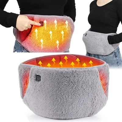 Electric Heating Pad Waist Belt for Period Pain, Back Pain & Cramps Hand Warmer