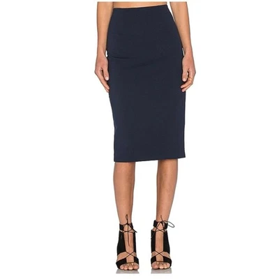 Falda lápiz Alexander Wang Ponte en azul marino Foto 1 de 4