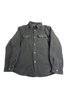 Jachs New York Herren Wollmischung Sherpa gefütterte Hemdjacke (schwarz Medium) - Bild 1 von 14