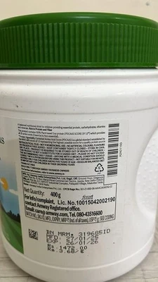 Nutrilite Amway Niños Bebida Sabor Chocolate-500gm Foto 1 de 4