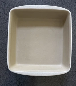 Pampered Chef French Vanilla Family Heritage #1199 Stoneware Square Baker Unused - Picture 1 of 11