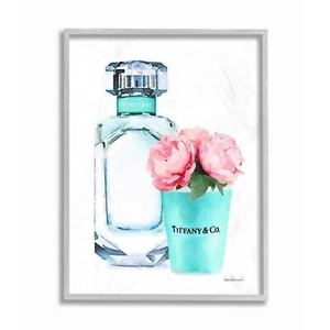Stupell Industries agp-170 Stupell Home Décor Teal Blue Perfume Wall Art, 16 ... - Picture 1 of 9