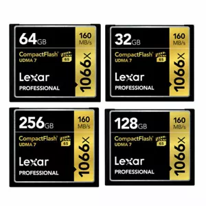 1X NEW 32GB-256GB CF Memory Card Compact Flash 160MB/s 1066X 1067X VPG-65 - Picture 1 of 12