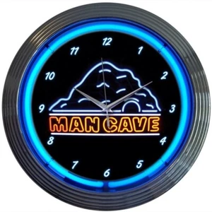Neonetics 8MANCA Mancave 15 Inches Neon Clock - Picture 1 of 1