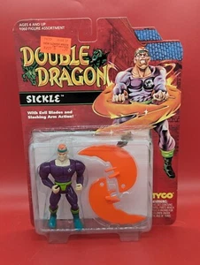 Rare Vintage Tyco Double Dragon Sickle Action Figure 1993 New On Mint Card A6 - Picture 1 of 7
