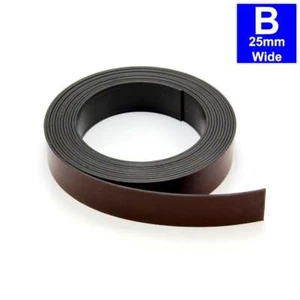 MagFlex Flexibel Magnetisch Band Mit Premium Selbstklebend 25.4mm Wide - 1m - Bild 1 von 3