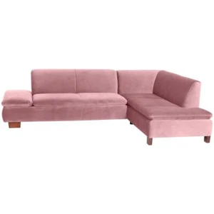 Max Winzer | Terrence | Sofa 2,5-Sitzer links mit Ecksofa rechts | rosé | Samtve - Bild 1 von 6