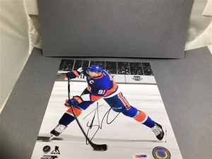 Foto autografiada por John Tavares de los New York Islanders 8x10 certificado de autenticidad PSA/ADN 1A - Imagen 1 de 4