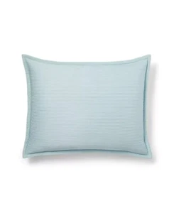 Ralph Lauren Spencer Matelasse 2 Standard Shams PAIR Soft Teal MSRP $240 - Picture 1 of 4