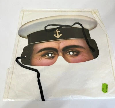 Victorian Navy Sailor Fascimile of Genuine H&P ENGLAND prop paper masquerade - Image 1 of 4