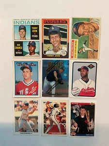MLB Tommy John, Feller, Sabathia, Colon, Thome, approx 58 card w/ Auto Ball - Picture 1 of 10