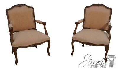 68150: Pair HERITAGE French Louis XV Style Open Armchairs - Image 1 of 4