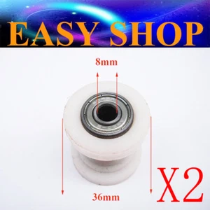 2x 8MM CHAIN GUIDE ROLLER TENSIONER 50cc 90cc 110cc 125cc 250cc ATV QUAD BIKE - Picture 1 of 3