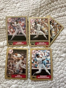 Lot of 5 NY Yankees 1987 Topps Baseball Cards - Bild 1 von 6