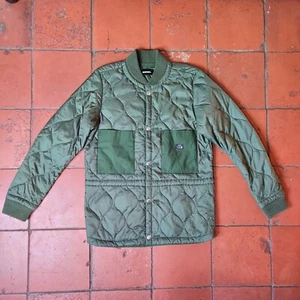 Diesel Herren Bomberjacke Innenjacke Army Style Grün Herren Small Gesteppt - Bild 1 von 17