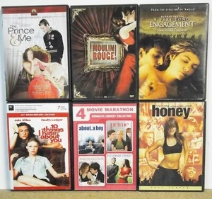 6 CHICK FLICKS ROMANTIC DVD Movies Lot #M638 FREE US S/H Stiles Ledger Kidman - Picture 1 of 1