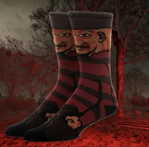 Halloween 25 Horror Unisex Moda Calcetines Talla (5-10) M Pesadilla en Elm Street - Imagen 1 de 6
