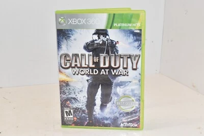 Call of Duty: World at War - Platinum Hits (Xbox 360) CIB - Image 1 of 3