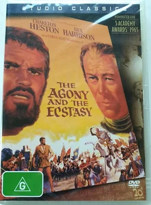 The Agony And The Ecstasy (DVD, 1965) PAL Region 4 (Charlton Heston) NUEVO/SELLADO - Imagen 1 de 1
