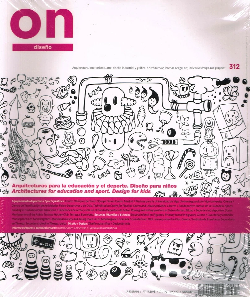 ON DISENO Magazine #312 Architecture for Education & Sport DESIGN FOR KIDS @NEW@ - Image 1 of 1