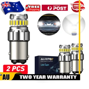2x P21/5W BAY15D 1157 144 LED White Canbus Stop Brake Tail Light Bulbs No Error - Picture 1 of 9