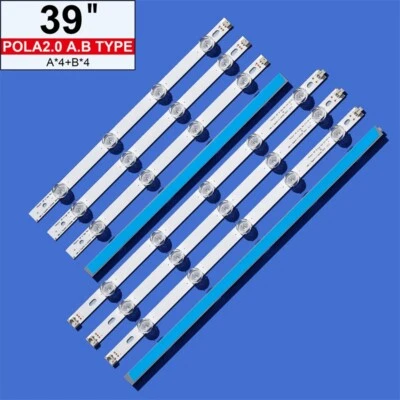 Kit/4pcs LED Strips for LG 39LN575S 39LA620V 39LN5400 39LN5700 39LN5404 - Image 1 of 4