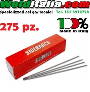 ELETTRODI PER SALDATURA FERRO 2,5X300 E40 GRIGIO SIDERARCO RUTILICI SCORREVOLI - Foto 1 di 1