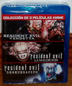 Resident Evil Vendetta - The Curse-Degeneration 3 Blu-Ray New Sealed a-B - Picture 1 of 6