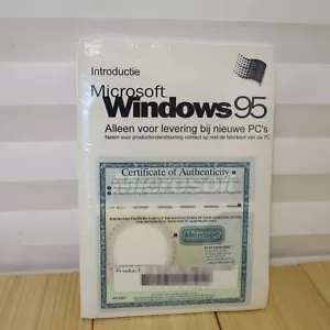 OEM - Dutch Language - Microsoft Windows 95 CD & Plus! USB with COA - Picture 1 of 4