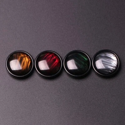 6x Shiny Resin Round Shank Button Sewing Buttons Material for Shirt DIY Decors - Image 1 of 4