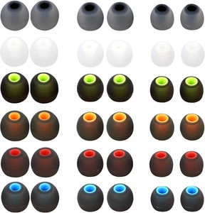 Silicone Replacement Earbud Tips Earbud Covers Eartips Fit Most In-Ear Earbuds(I - Picture 1 of 7