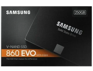 Samsung 860 EVO  250GB/500GB/1TB Internal SSD 2.5" SATA III Solid State Drive-UK - Picture 1 of 10