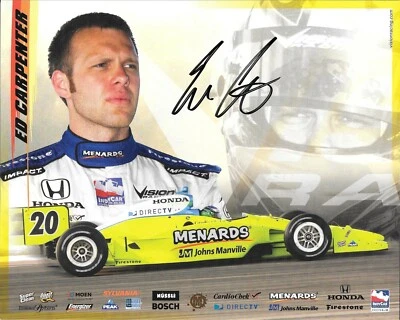 Ed Carpenter SIGNED / Autographed   Indy Car Menards racing - Image 1 of 2