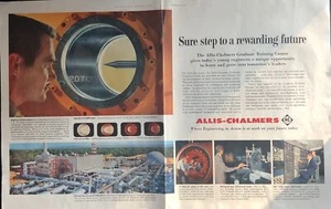 1956 Allis-Chalmers PRINT AD USAF Arnold Engineering Tullahoma TN VTG 1950s - Picture 1 of 7
