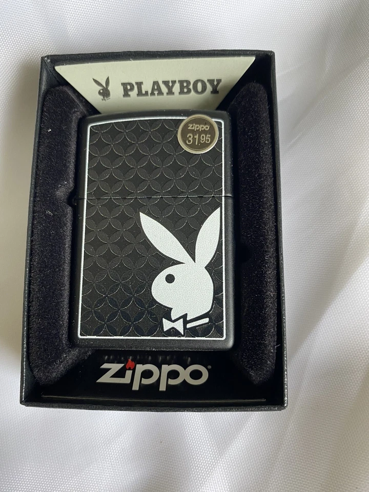 Zippo 29578 Playboy Matte Black Lighter