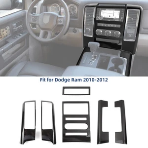For Dodge Ram 1500 2010-2012 Interior Decor Accessories Cover Trim Kit Carbon US - Picture 1 of 16