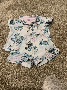 Girls Pajamas, From Disney Stitch, Size 10/12 - Picture 1 of 3